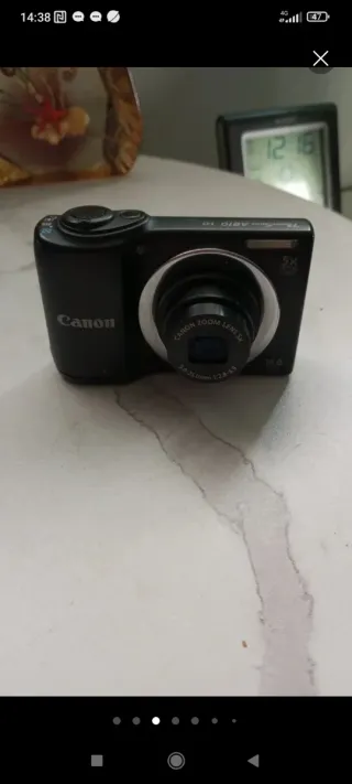 Cámara Digital Canon Negra