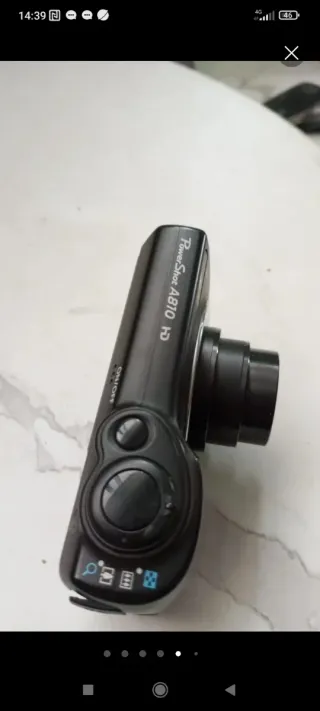 Cámara Digital Canon Negra