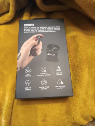 Marshall Minor III Auriculares Inalámbricos Negros