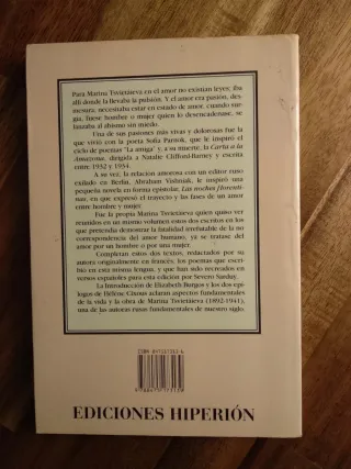 Carta a la amazona Marina Tsvietaieva