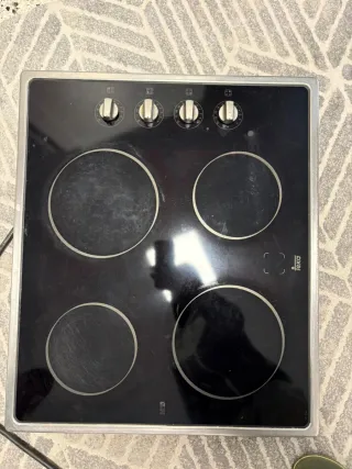 Placa vitrocerámica Teka 4 fuegos