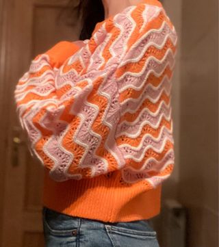 Jersey H&M ondas pastel Talla XS