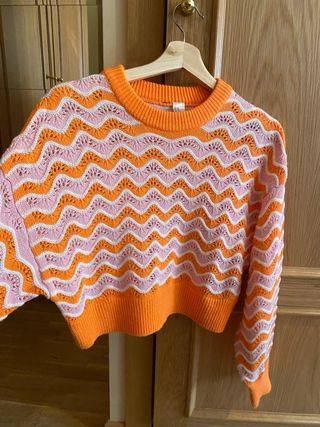 Jersey H&M ondas pastel Talla XS