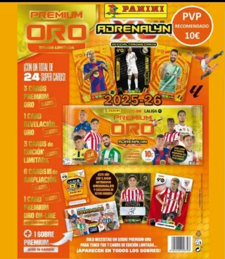 Panini Adrenalyn XL Premium Oro 2025-26