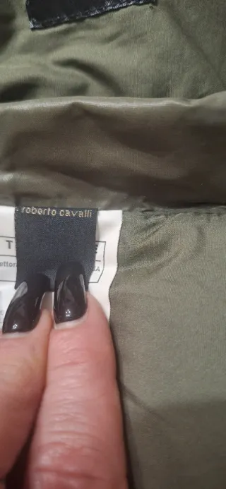 Roberto Cavalli Piumino XL Vera Piuma d'Oca