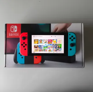 Switch Roja/Azul + 128 GB mSD + Muchos juegos