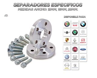Separadores rueda específicos Audi BMW VW SEAT