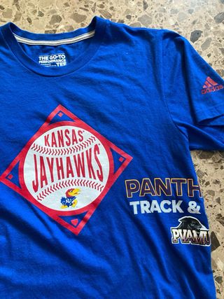 Camiseta Adidas Kansas Jayhawks Azul