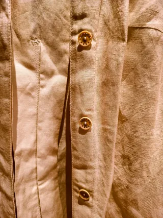 Americana- Blazer larga. Marca Caramelo Beige