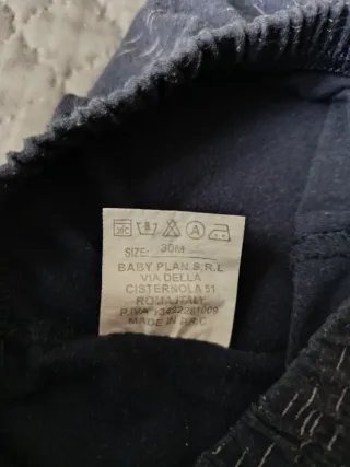 Pantaloncini e mutandine bimbo Baby Plan e omaggio