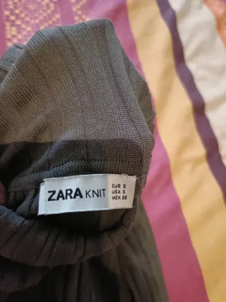 Jersey cuello alto gris