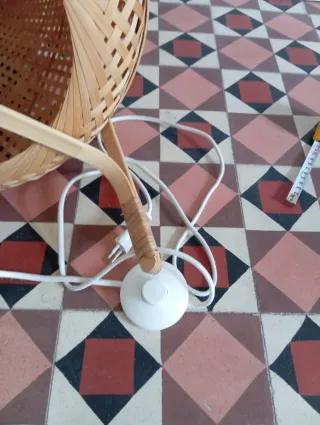 Lámpara bambú Ikea Iluminación tamizada✨ 65 cm