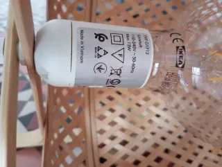 Lámpara bambú Ikea Iluminación tamizada✨ 65 cm