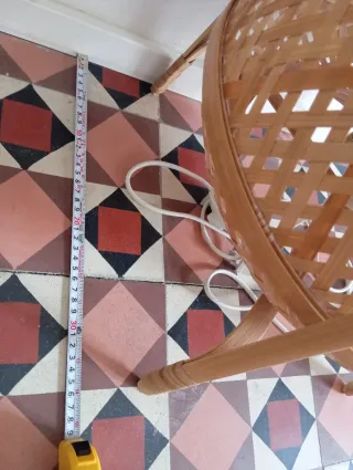 Lámpara bambú Ikea Iluminación tamizada✨ 65 cm