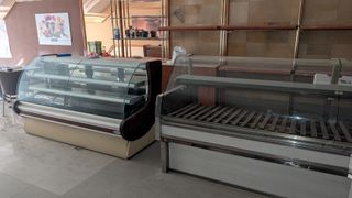 Mostrador Vitrina Esquina Mármol 3,84m