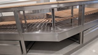 Mostrador Vitrina Mármol 3,84m (recogida Masquefa)