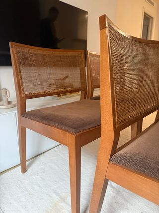 Conjunto 4 Sillas Andreu World Vintage Madera