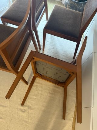 Conjunto 4 Sillas Andreu World Vintage Madera