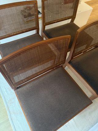 Conjunto 4 Sillas Andreu World Vintage Madera