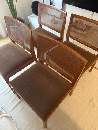 Conjunto 4 Sillas Andreu World Vintage Madera