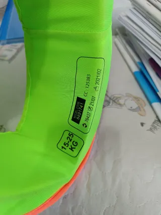 Chaleco flotador natación infantil. 15-25 kilos.