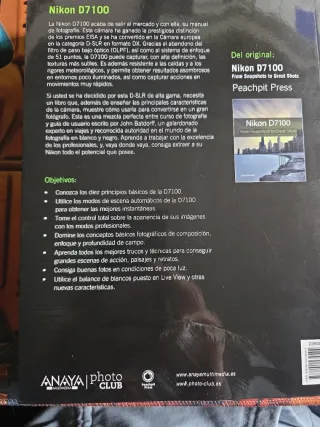 Libro Nikon D7100 - John Batdorff Anaya