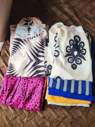 Lote de 7 blusas manga larga