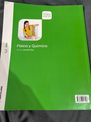FISICA Y QUIMICA SERIE INVESTIGA 3 ESO SABER HACER