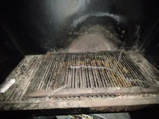 Barbacoa profesional de metal