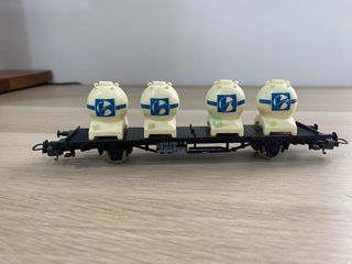 Vagón de tren Lima con 4 cisternas