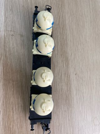 Vagón de tren Lima con 4 cisternas