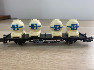 Vagón de tren Lima con 4 cisternas