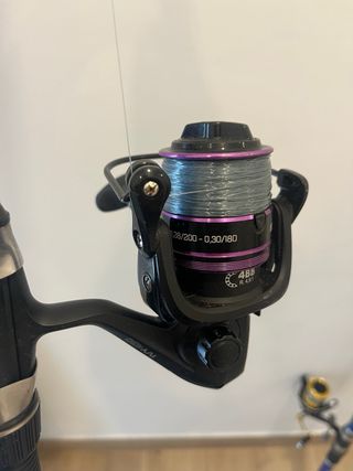 2 Cañas de Pescar con Carretes