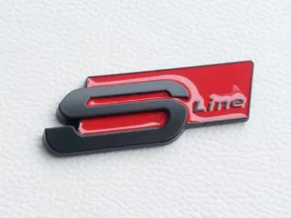 Logo Emblema Audi Sline para Maletero