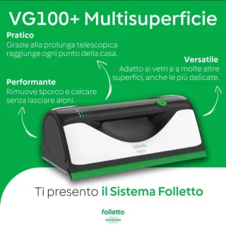 Lavavetri Folletto VG100+ Multisuperficie