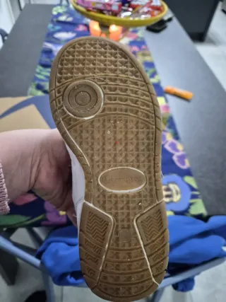 Scarpe bimba Champion bianche e viola