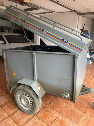 Remolque con depósito gasoil 500L