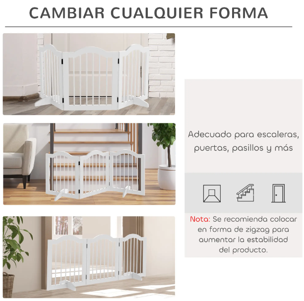 Barrera de Seguridad PawHut para Perros