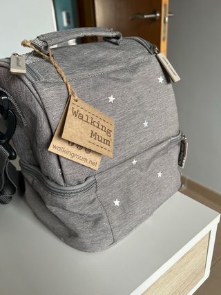 Bolsa Térmica Comida Estrellas Gris