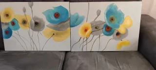 Pareja de cuadros decorativos