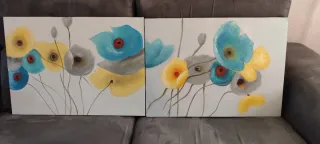 Pareja de cuadros decorativos