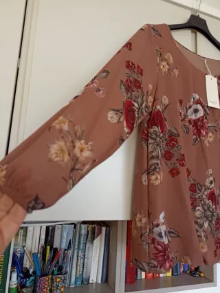 Set Pantalone + Blusa Floreale nuovi con etichetta