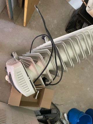 Radiador Orbegozo, hay que empalmarle un enchufe