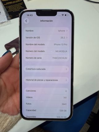 iPhone 13 Pro Bianco 128GB - funziona perfettamente