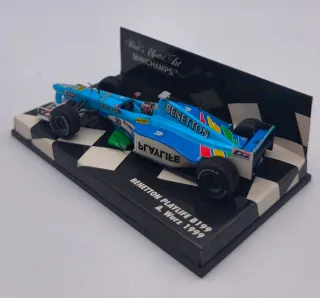 BENETTON PLAYLIFE B199 A. WURZ 1999 1:43 MINICHAMP