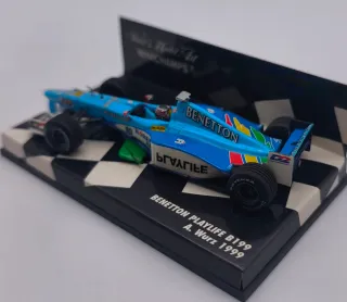 BENETTON PLAYLIFE B199 A. WURZ 1999 1:43 MINICHAMP