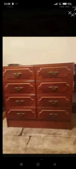 Cajonera de madera 8 cajones