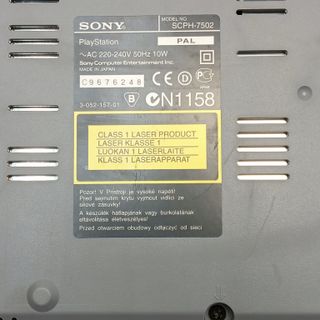 PlayStation 1 (PS1) Sony SCPH-7502 Grigia