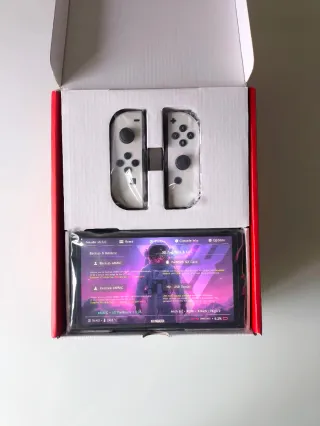 Nintendo Switch OLED + 256 GB mSD + Muchos juegos