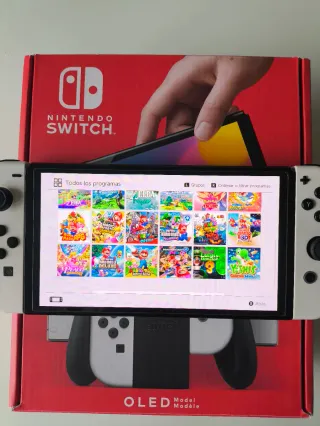 Nintendo Switch OLED + 256 GB mSD + Muchos juegos